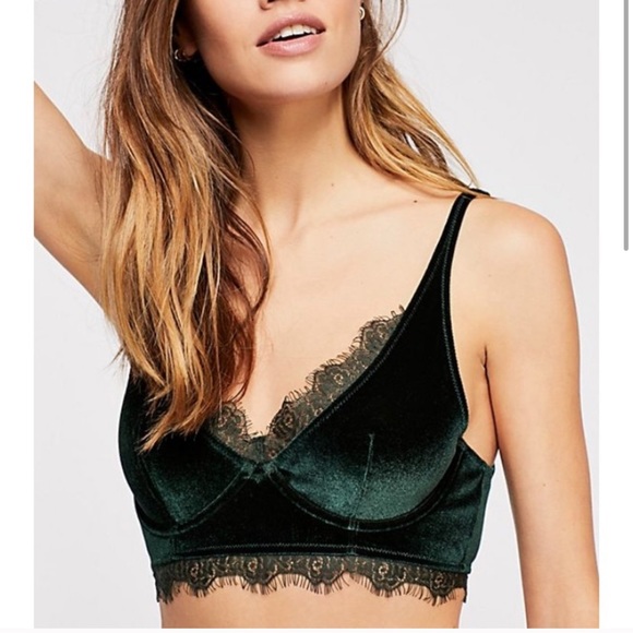 Free People Other - Free People Intimately Claudia Bra Velvet 36C